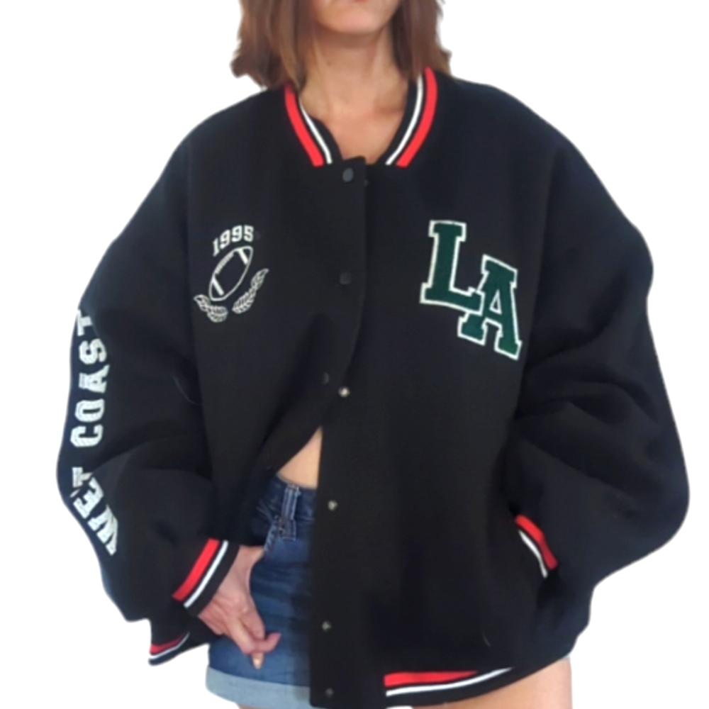 FOREVER FOREVER 21 Midweight Varsity Jacket